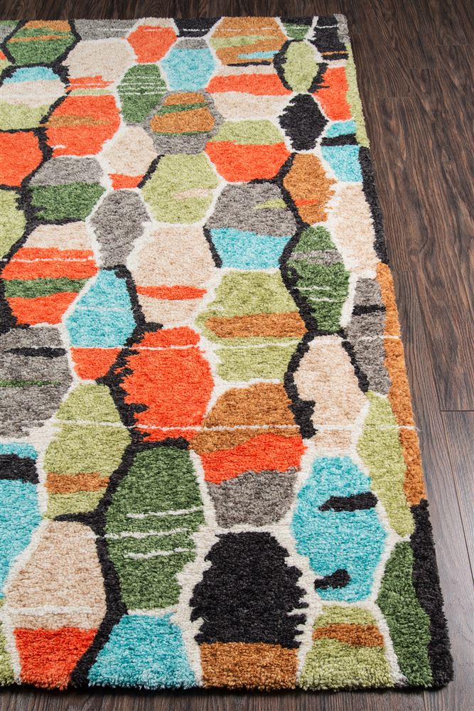 Modern BUNGLBUN-3 Area Rug - Bungalow Collection 