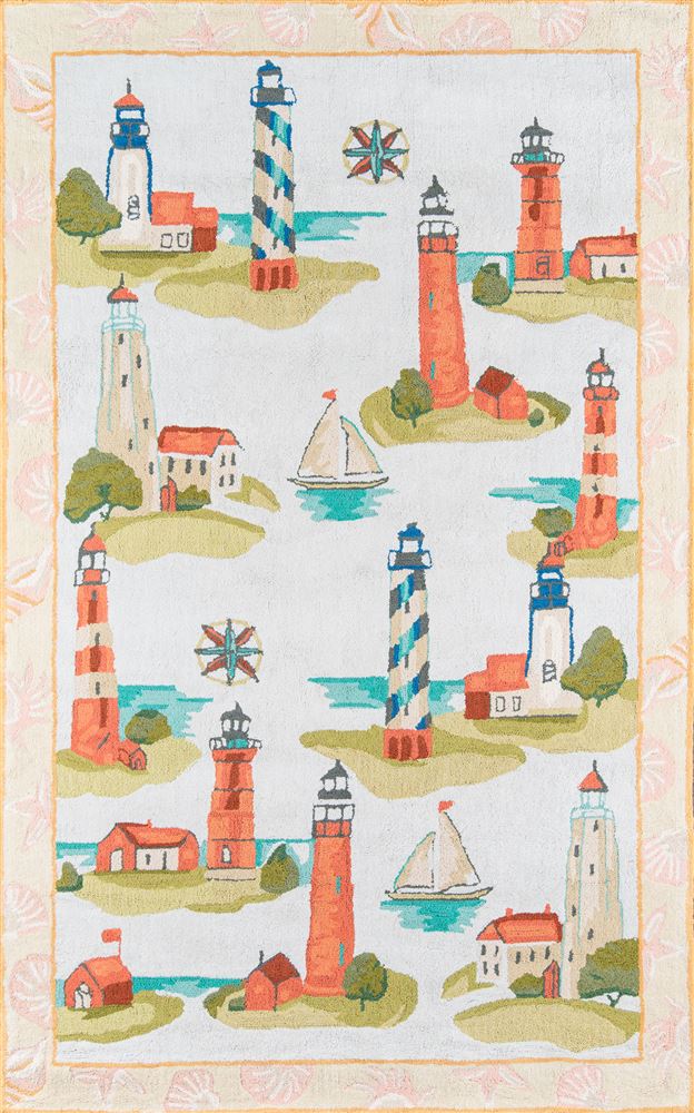 Casual COASTCC-02 Area Rug - Coastal Collection 