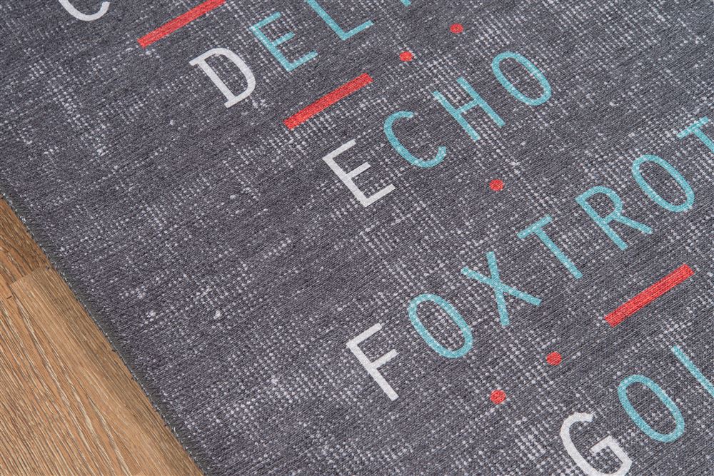 Contemporary DISTRDIS-2 Area Rug - District Collection 