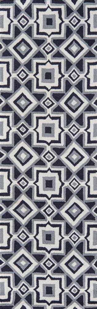 Contemporary GEO00GEO16 Area Rug - Geo Collection 