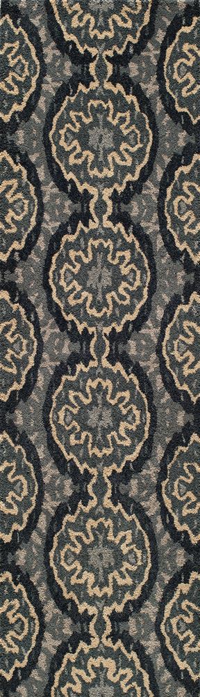 Contemporary HABITHB-14 Area Rug - Habitat Collection 