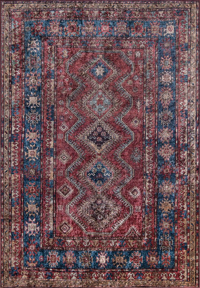 Traditional KARACKAR-1 Area Rug - Karachi Collection 