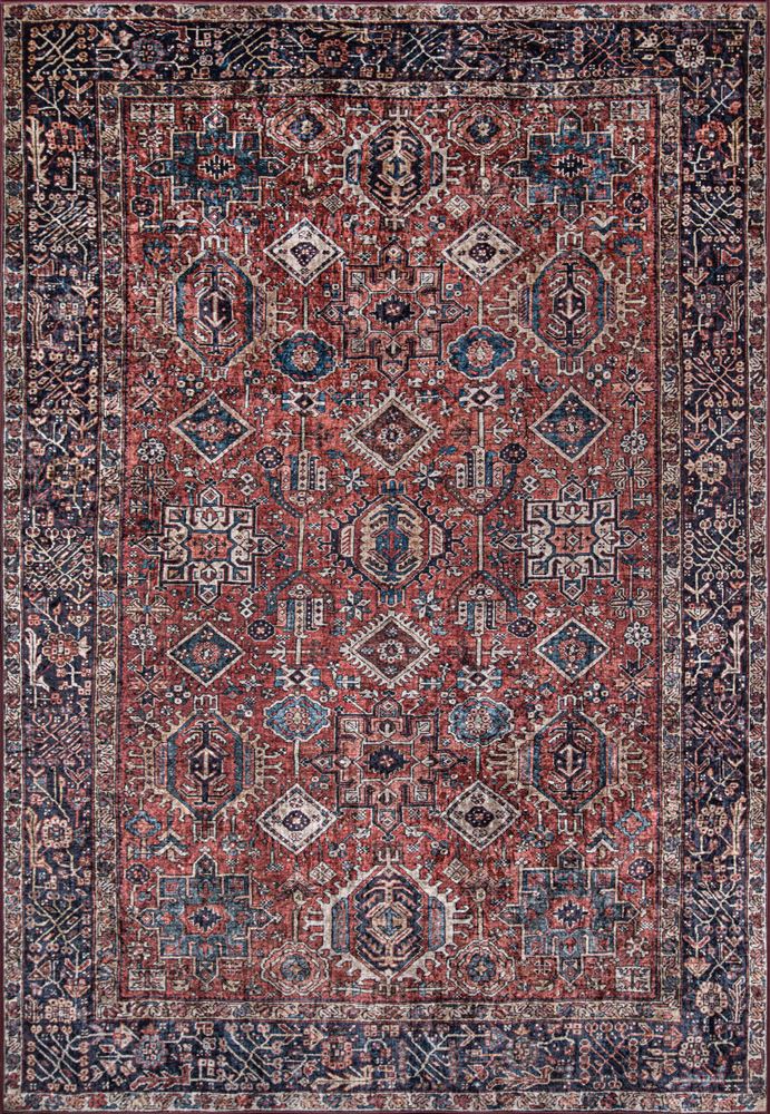 Traditional KARACKAR-2 Area Rug - Karachi Collection 