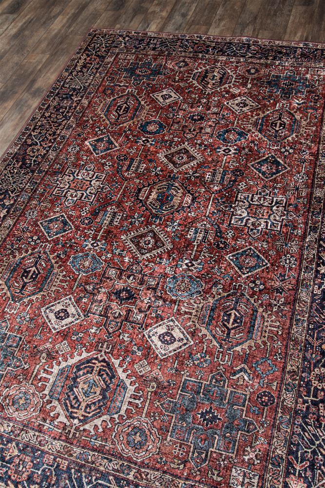 Traditional KARACKAR-2 Area Rug - Karachi Collection 