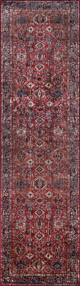 Traditional KARACKAR-2 Area Rug - Karachi Collection 