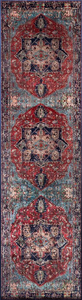 Traditional KARACKAR-3 Area Rug - Karachi Collection 