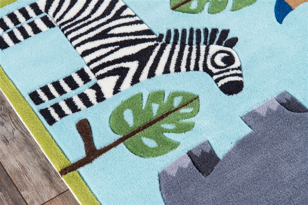 Contemporary LMOJULMJ19 Area Rug - Lil Mo Whimsy Collection 