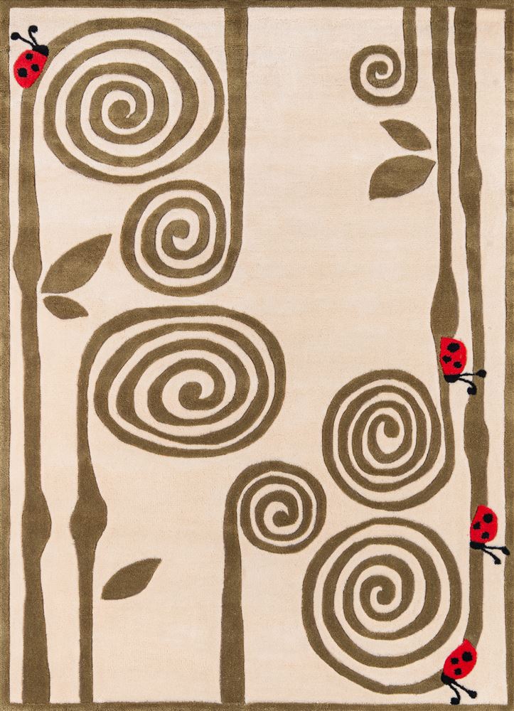 Contemporary LMOJULMJ-3 Area Rug - Lil Mo Whimsy Collection 