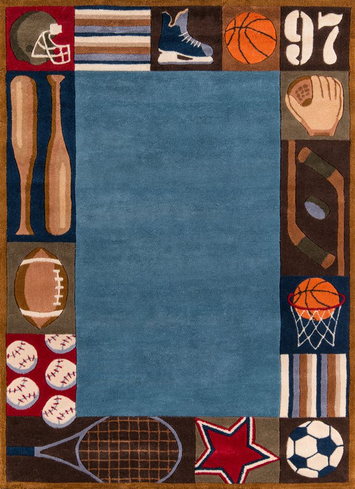 Contemporary LMOJULMJ-4 Area Rug - Lil Mo Whimsy Collection 