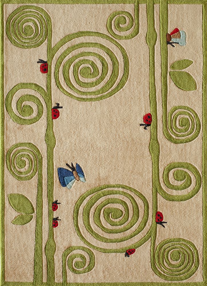 Contemporary Lmojulmj50 Area Rug - Lil Mo Whimsy Collection 