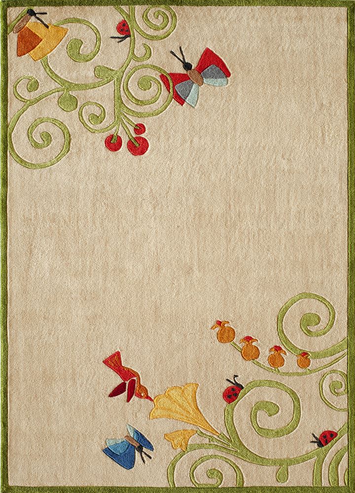 Contemporary Lmojulmj54 Area Rug - Lil Mo Whimsy Collection 