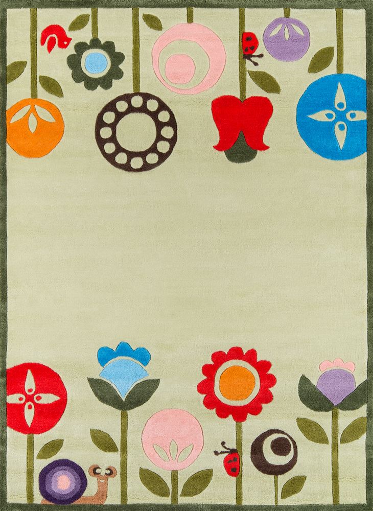 Contemporary Lmojulmj-7 Area Rug - Lil Mo Whimsy Collection 