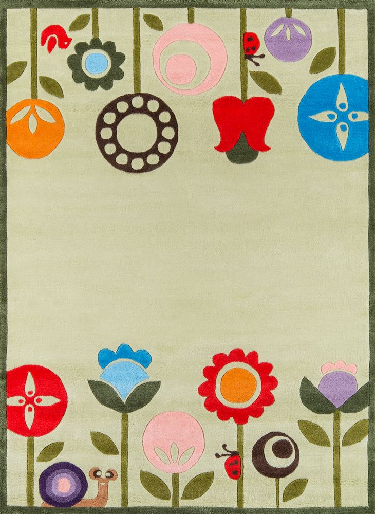 Contemporary LMOJULMJ-7 Area Rug - Lil Mo Whimsy Collection 