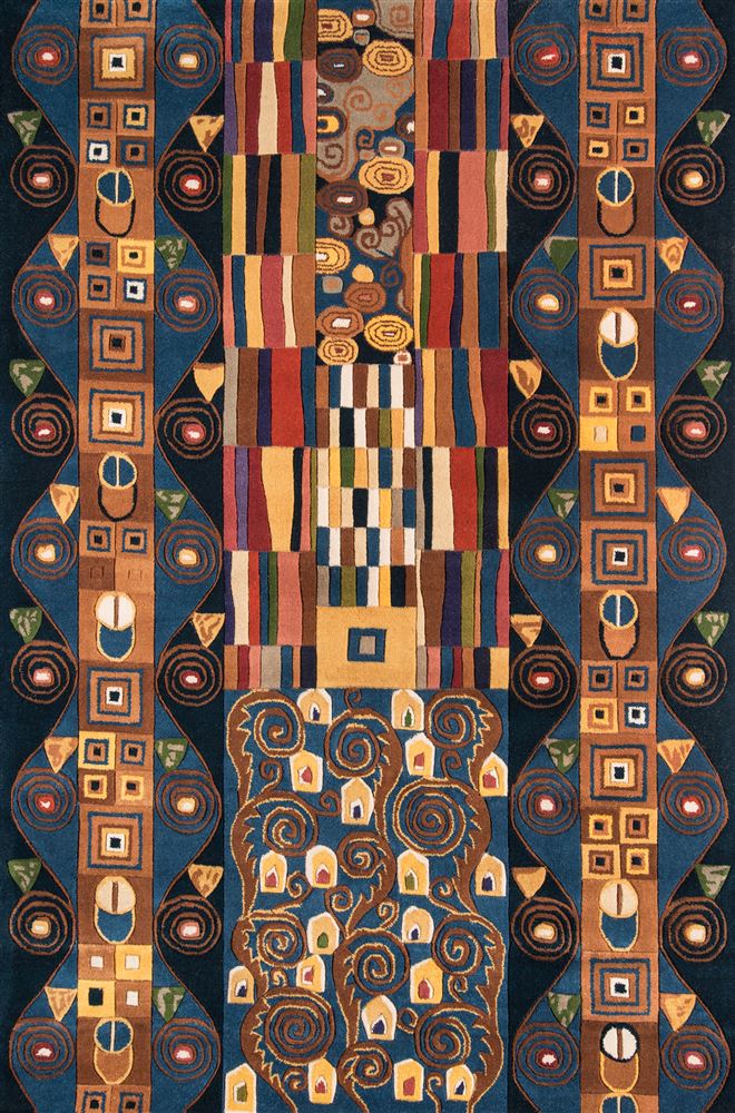 Contemporary NEWWANW-02 Area Rug - New Wave Collection 
