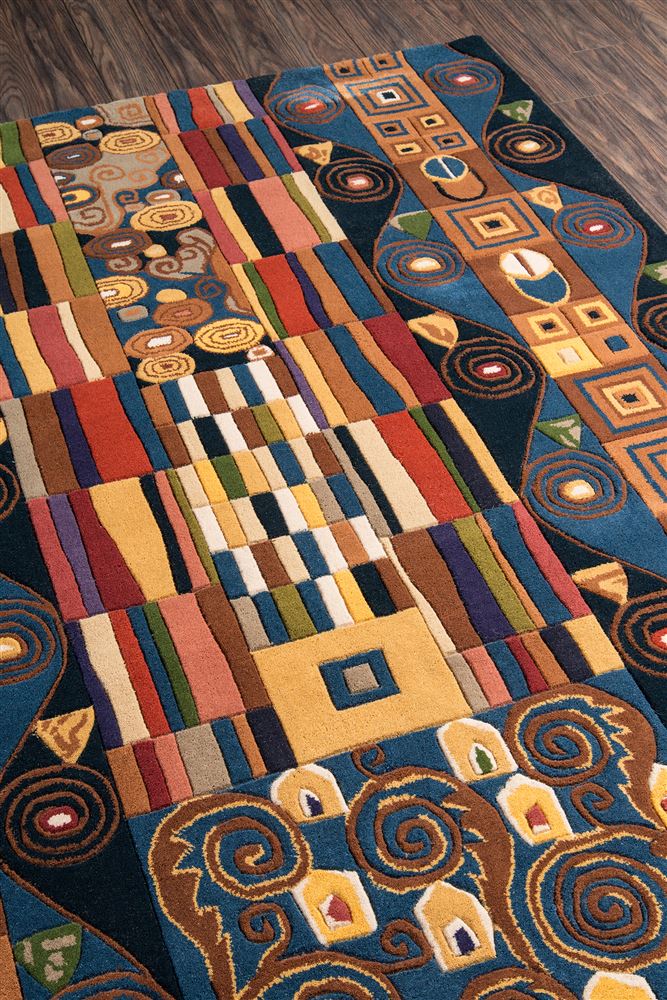 Contemporary NEWWANW-02 Area Rug - New Wave Collection 