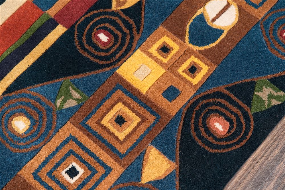 Contemporary NEWWANW-02 Area Rug - New Wave Collection 