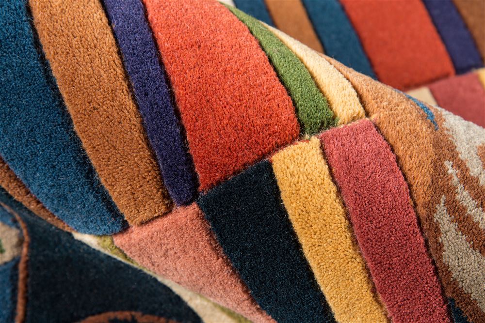 Contemporary NEWWANW-02 Area Rug - New Wave Collection 