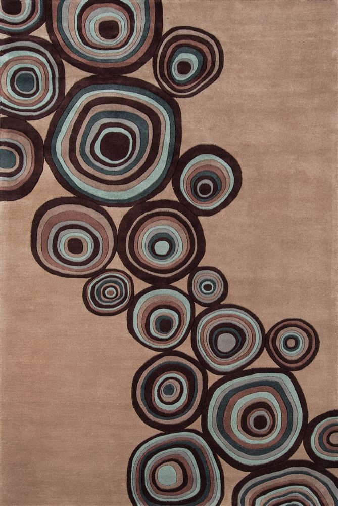 Contemporary Newwanw120 Area Rug - New Wave Collection 