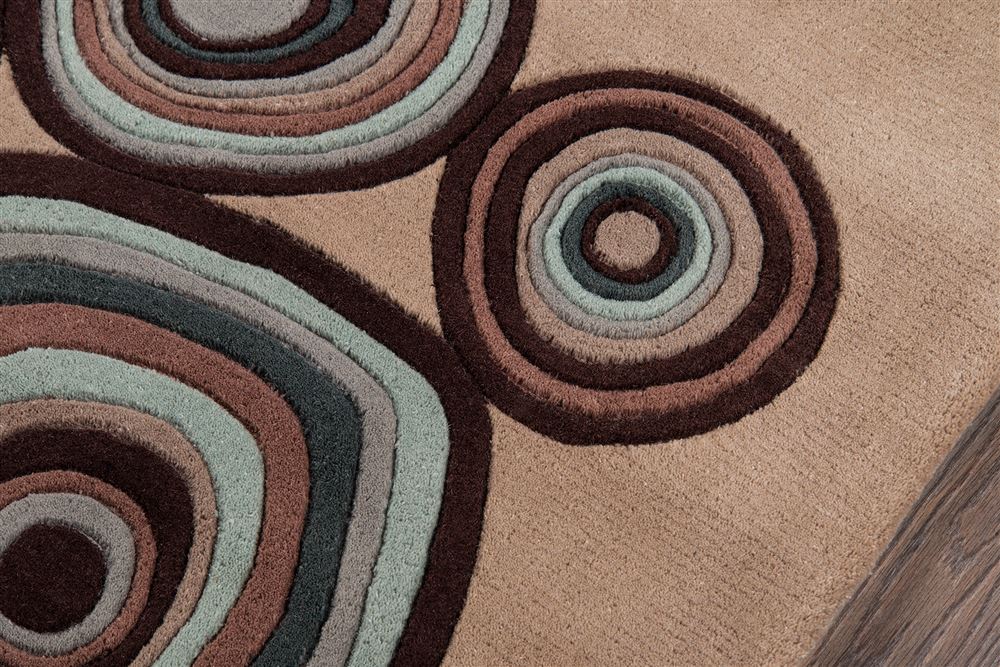 Contemporary NEWWANW120 Area Rug - New Wave Collection 