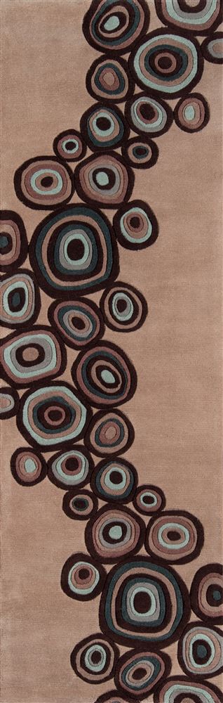 Contemporary NEWWANW120 Area Rug - New Wave Collection 