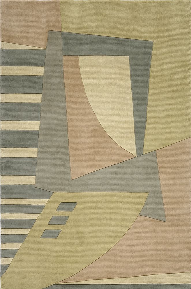 Contemporary Newwanw-22 Area Rug - New Wave Collection 