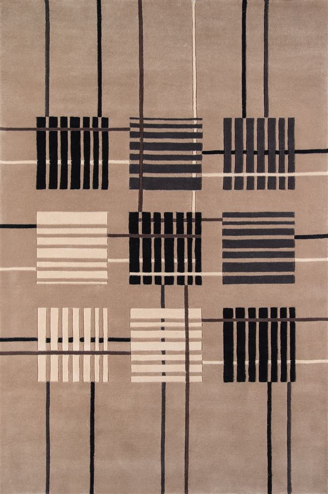 Contemporary NEWWANW-48 Area Rug - New Wave Collection 