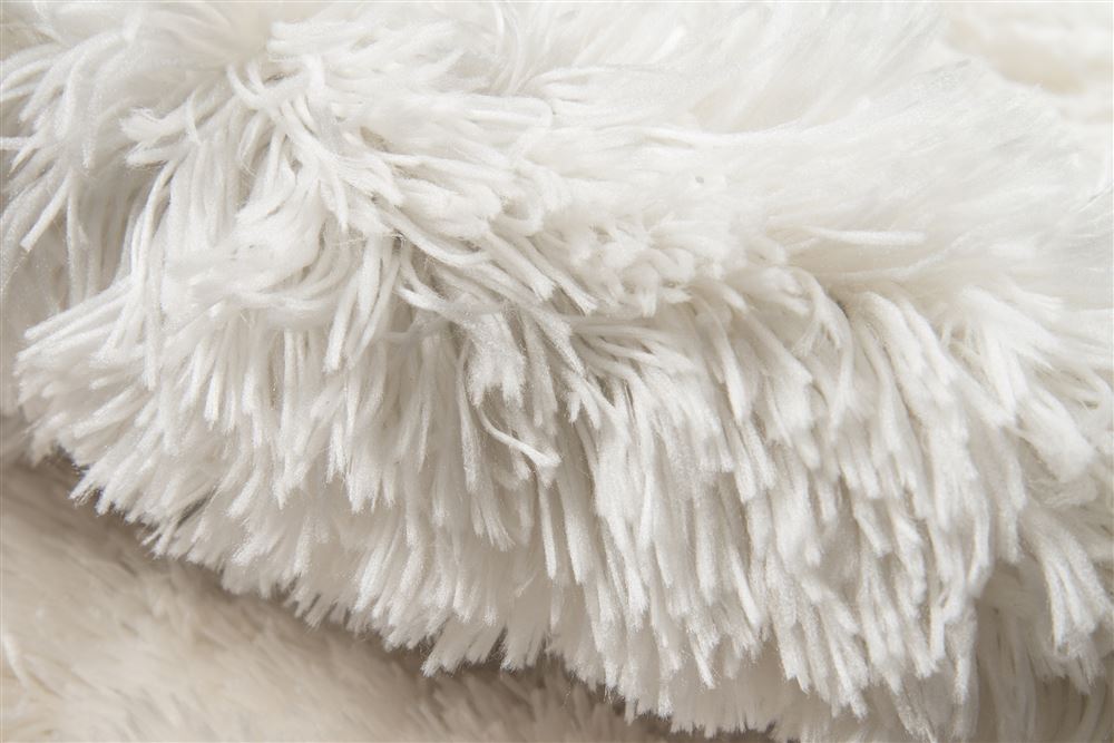 Contemporary SSHAGSS-01 Area Rug - Snow Shag Collection 